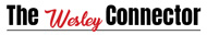 The Wesley Connector Lettering Logo on White Background