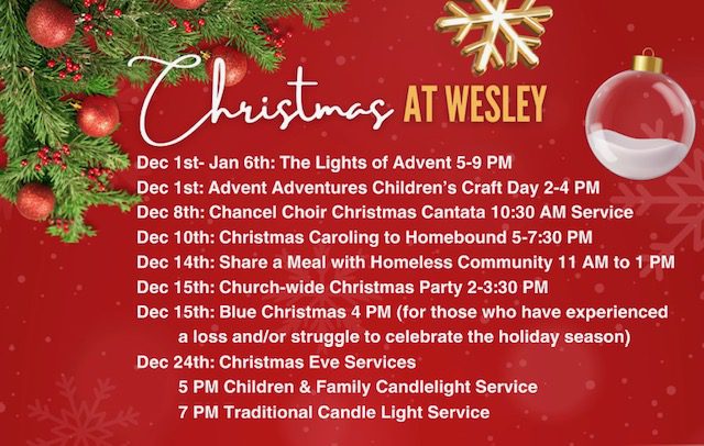 Christmas at Wesley