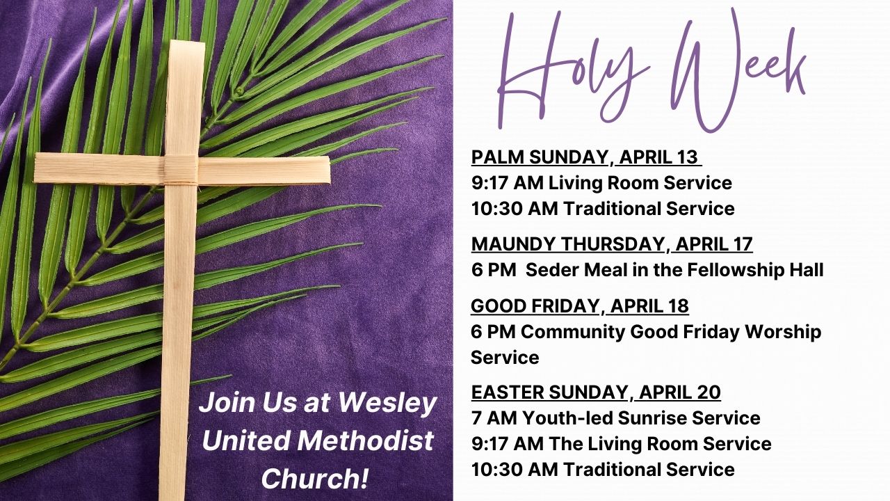Holy Week Schedule 2025 (1280 x 720 px) Holy Week Schedule 2025 (1280 x 720 px)